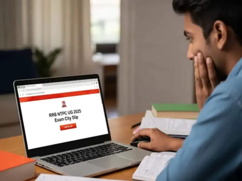 RRB NTPC-UG 2025 Exam City Intimation Slip Released