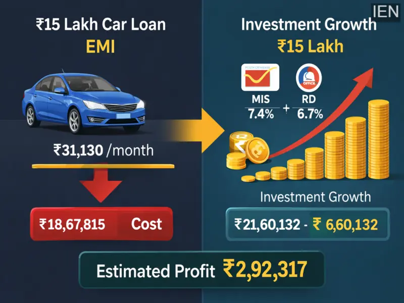Loan Strategy 2026: Can You Earn ₹2.9 Lakh Profit Even After Taking a ₹15 Lakh Loan? Here's the Math