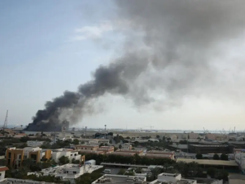 Iran-US-Israel War Latest News: Iran's IRGC Claims Missile Strike on Amazon AWS Building in Bahrain, Escalating Gulf Tensions After Threat to U.S. Tech Firms