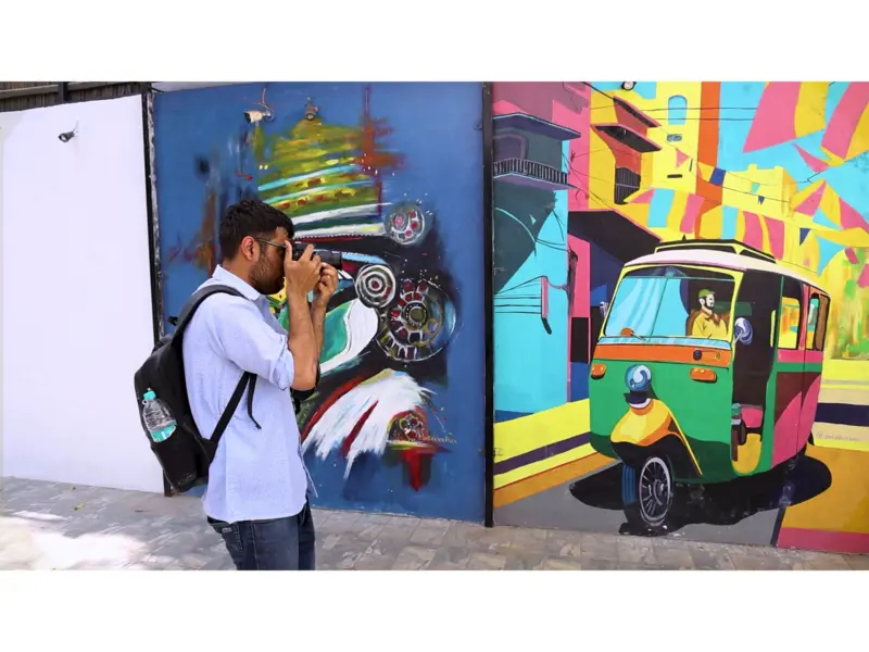 From blue streets to graffiti: India's cities redefine identity through art