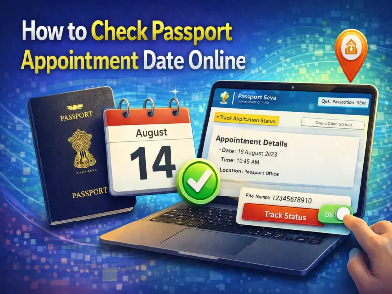 Passport Appointment Status Online: Easy Steps to Check Your Passport Seva Appointment Date