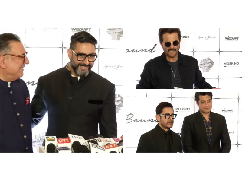 Aamir Khan, Abhishek Bachchan and Anil Kapoor celebrate Boman Irani's Spiral Bound initiative