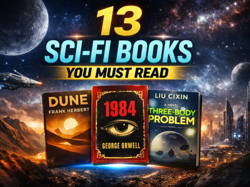 Must-Read Books: 13 Sci-Fi Books That Will Change How You See the Future | From Timeless Classics to Modern Must-Reads Trending in 2026