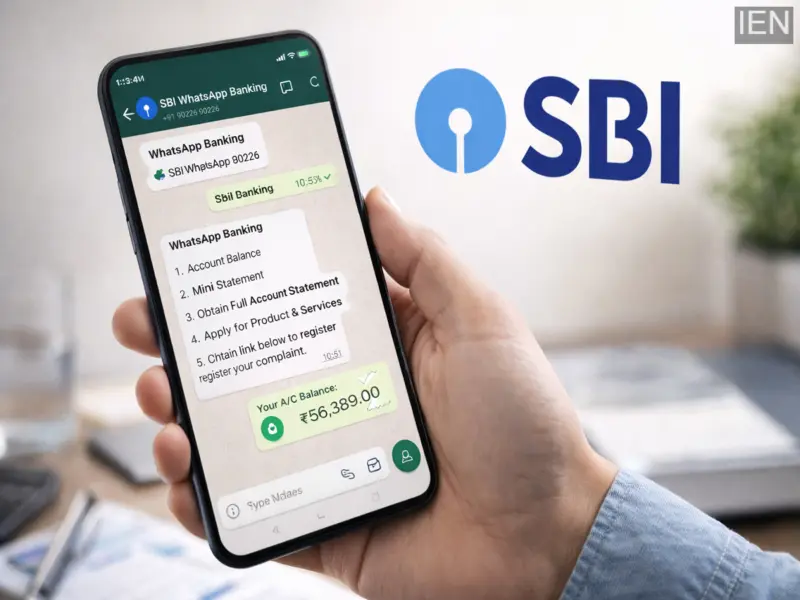SBI WhatsApp Banking Launched: Check Balance, Mini Statement & More Without Visiting Branch