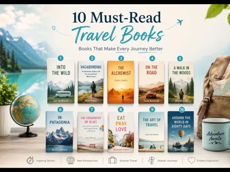Must-Read Books: 10 Travel Books That Will Make Your Journey Even Better | Best Travel Reads