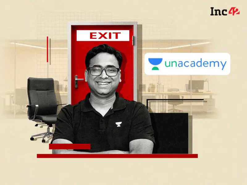 Unacademy Cofounder Sumit Jain Exits, Gaurav Munjal To Take Charge
