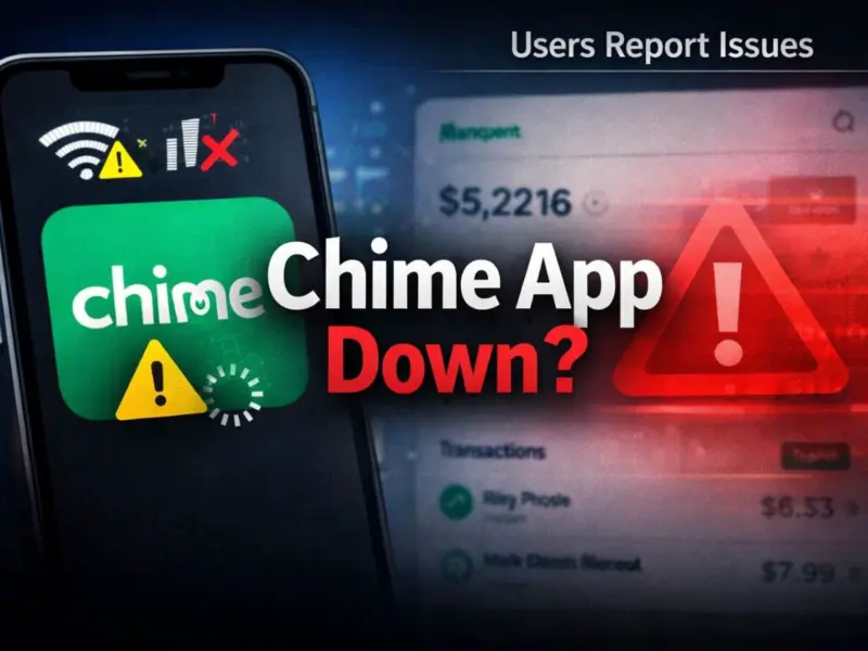 Chime App Down? Hundreds Report Login Issues, Frozen Screens, Balance Errors Thursday; Is My Money Safe? | Here's What You Can Do If App Isn't Working