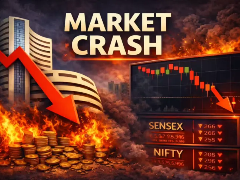 Stock Market Crash Today (April 13) Latest Update: Sensex Falls 700 Points, Nifty Drops 200 Points - Why the Market Crashed, Current Situation & Investor Impact