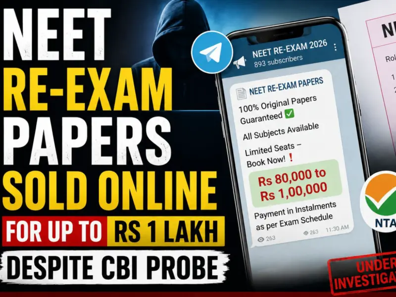 NEET UG Re-Test Paper Leak Allegations Surface Online Despite CBI Crackdown and Enhanced Security Measures