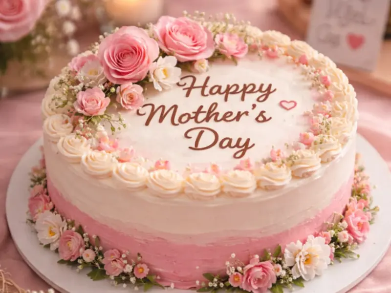Happy Mother's Day Cake Designs 2026: Top 50+ Trending Minimal Floral, Tulip, Bento, Vintage, Silhouette & Bow Cakes To Surprise Mom