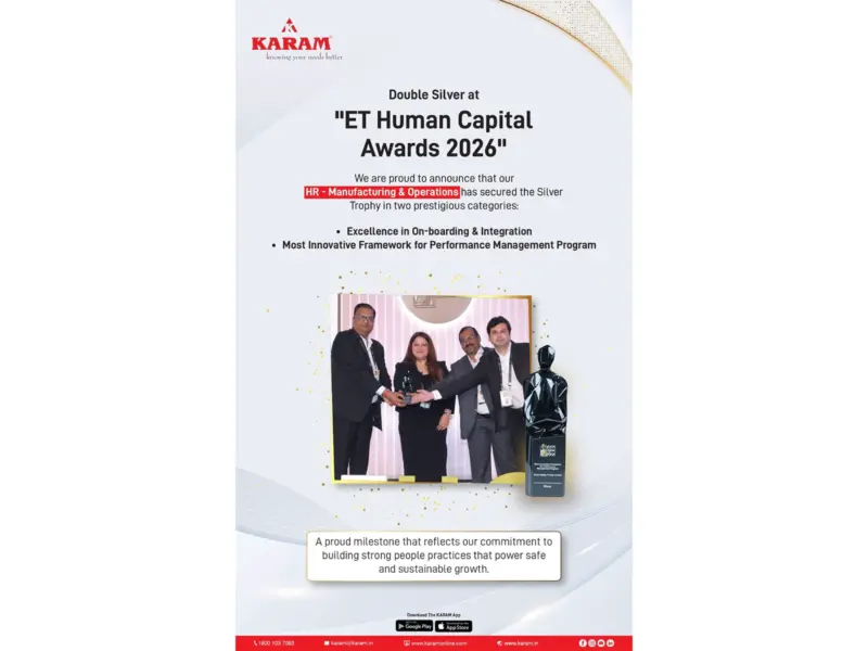 KARAM Safety wins dual honours at ET Human Capital Awards 2026 for excellence in onboarding and performance management