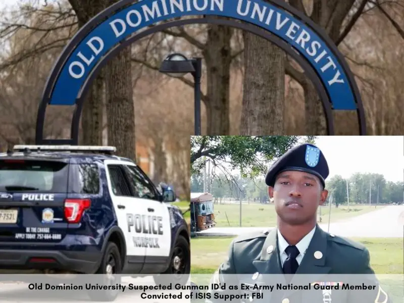 Who was Mohamed Jalloh? Old Dominion University Shooter Identified as Ex-Army National Guardsman, Convicted of ISIS Support - FBI Probes as Terrorism