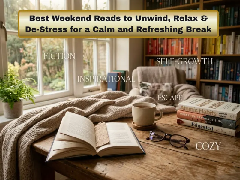 Must-Read Books: 7 Best Weekend Reads to Unwind, Relax & De-Stress for a Calm and Refreshing Break | Top Feel-Good Books Every Reader Should Explore
