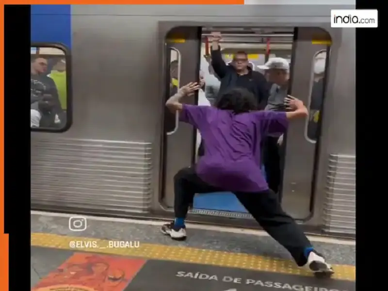 A man's action created a stir at the metro station! You will be shocked to see the viral video