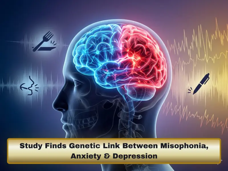 Why Certain Sounds Trigger Intense Reactions? Study Finds Genetic Link Between Misophonia, Anxiety and Depression