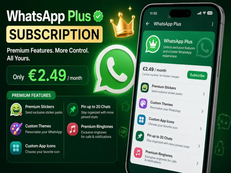 WhatsApp May Launch 'Plus' Subscription: Monthly Plan, Price, and Premium Features Revealed