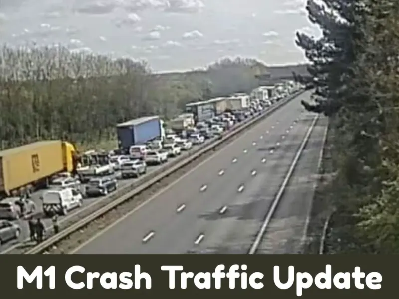 M1 Crash Traffic Update: Major Collision Near Leicester Shut M1 Motorway Both Ways, Check Southbound & Northbound Diversion Routes, Delays & Latest Update