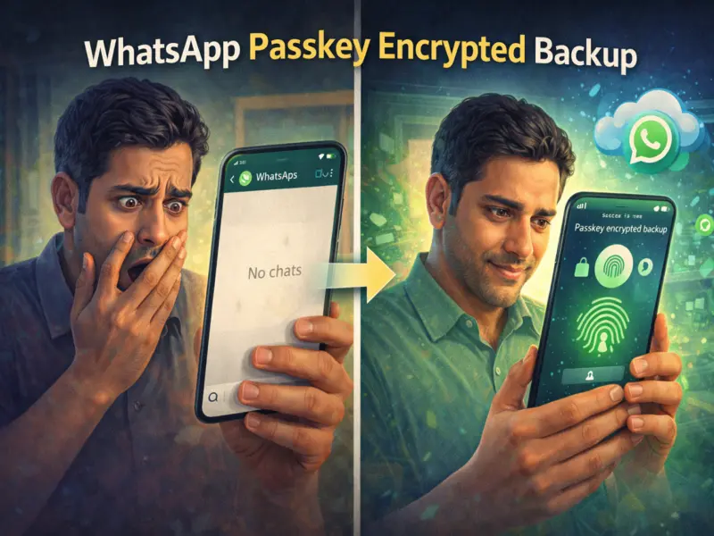 Lost All WhatsApp Chats? Here's How I Secured and Recovered My Backup Using Passkeys