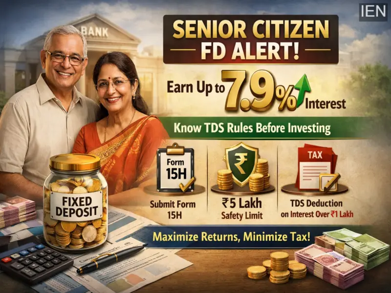 Senior Citizen FD Rates Up to 7.9%: Check Interest, TDS Rules and Safe Investment Tips