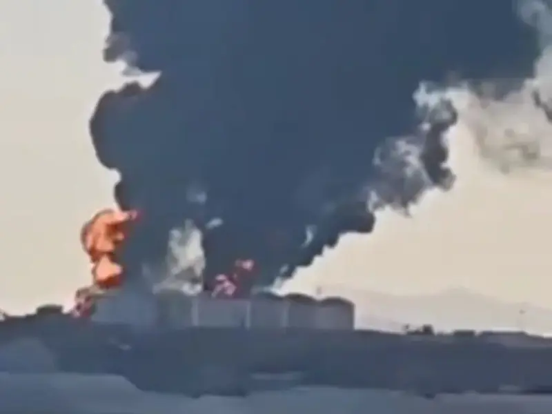 US-Iran-Israel War: Drone Strike Hits Fuel Tanks At Oman's Salalah Port, Operations Suspended | WATCH