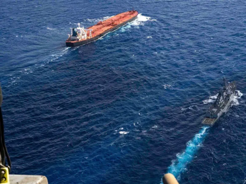 US Forces Board Another Sanctioned Venezuela-Linked Oil Tanker In Indian Ocean After Atlantic-Caribbean Pursuit