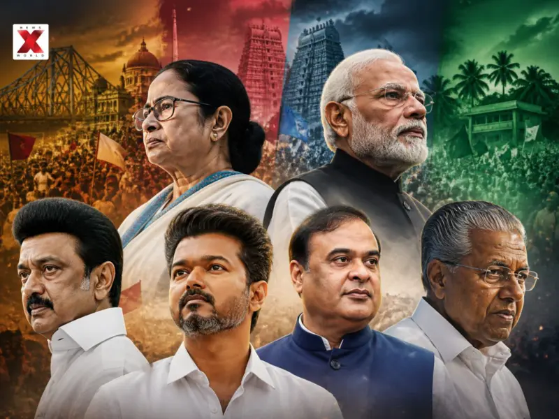 Four States, Four Patterns: Decoding Bengal, Tamil Nadu, Kerala And Assam's Voting Style