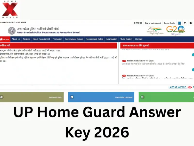 UP Home Guard Answer Key 2026 Expected Soon at uppbpb.gov.in: Check Release Date, Direct Link and Steps to Download