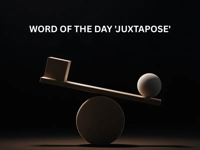 Word of the Day 'Juxtapose': Know About Meaning, Origin, Phonetic, IPA & More