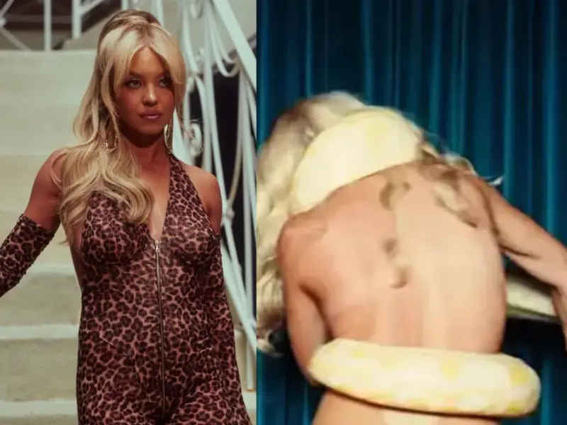 Euphoria Fans Shocked As Sydney Sweeney Poses Nearly Nude With Python In Wild Episode 6 Twist