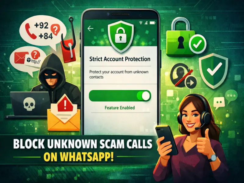 Stop WhatsApp Scam Calls Instantly: Turn On This Security Setting to Block Unknown Numbers