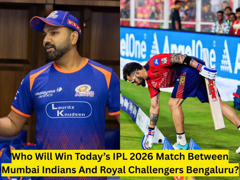 RCB vs MI Winner Prediction: Who Will Win Today's IPL 2026 Match Between Mumbai Indians And Royal Challengers Bengaluru in Mumbai?