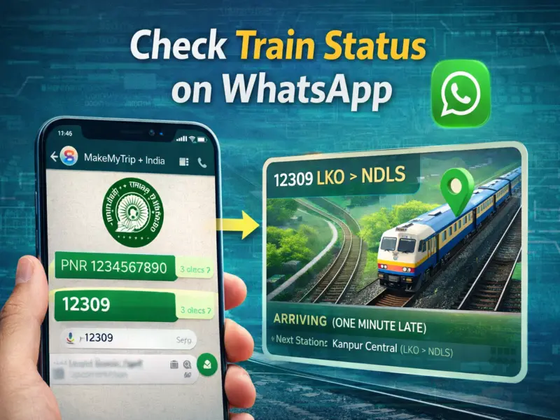 Check PNR & Live Train Status on WhatsApp: Easy Guide for Railway Passengers
