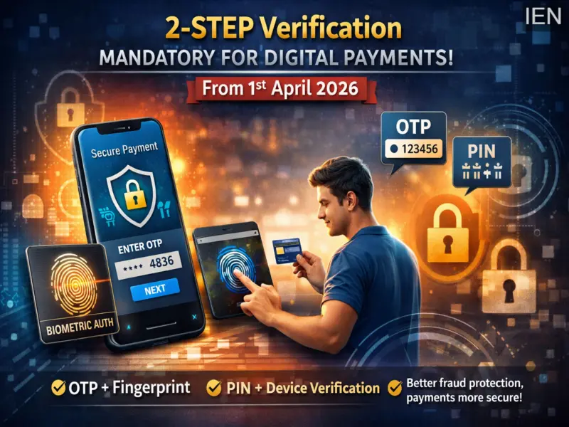 Digital Payments Get Safer from April 1: RBI Mandates Two-Step Verification for Every Transaction