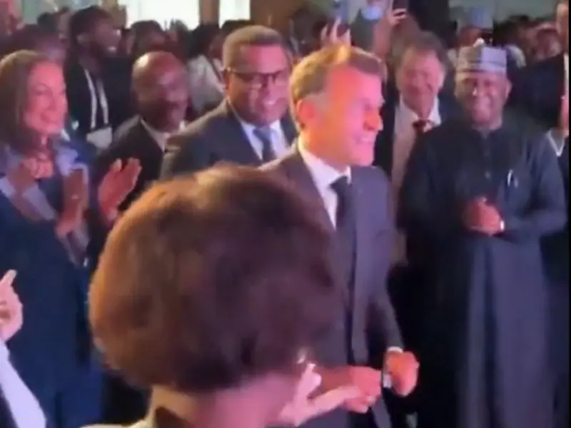Viral Video: French President Macron Breaks Into Dance At Africa Summit