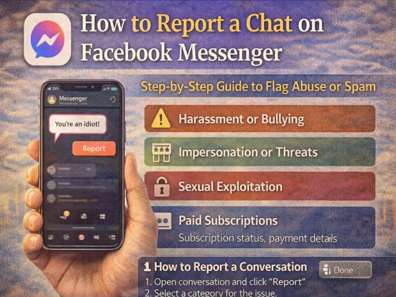 How to Report a Chat on Facebook Messenger: Step-by-Step Guide to Flag Abuse or Spam