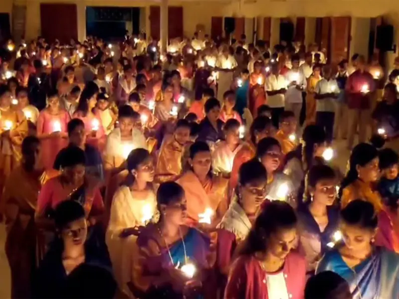 Easter celebrated with devotion at Sacred Heart Church in Tamil Nadu