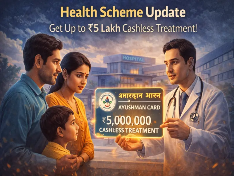 Ayushman Bharat Scheme: Get Up to ₹5 Lakh Cashless Treatment-Eligibility, Benefits & How to Apply