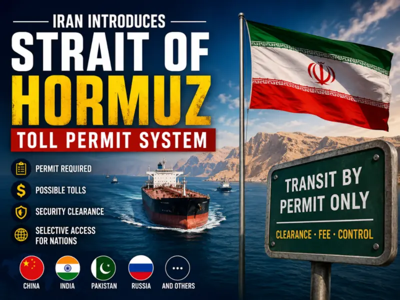 Iran Introduces New Strait of Hormuz Toll Permit System: Which Nations Can Get Clearance & How It Will Work