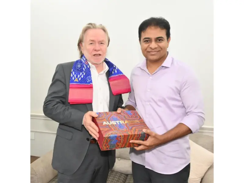 KTR meets Australian High Commissioner Philip Green, discusses investments, tech and education cooperation