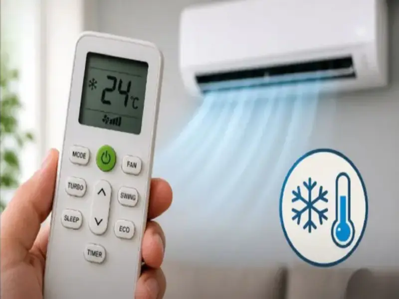 What do the different buttons on an AC remote mean? Learn in simple terms what each button does
