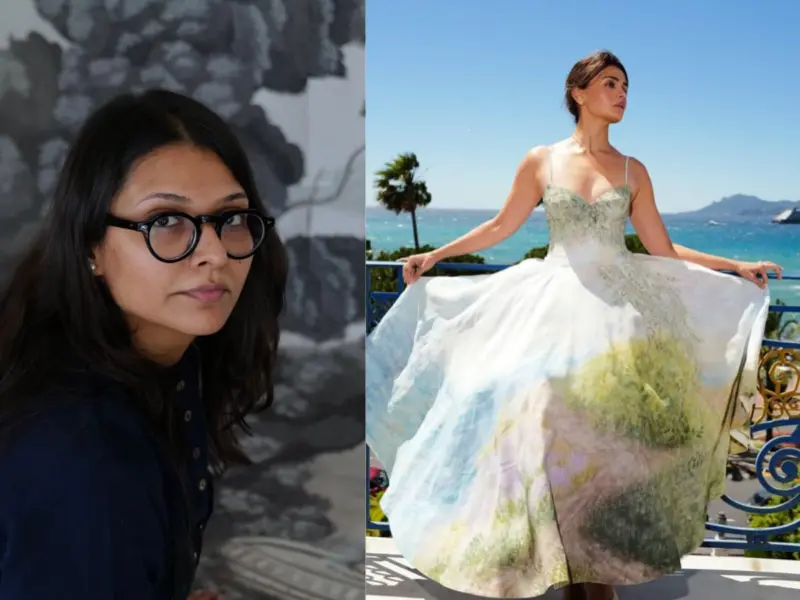 Who Is Basuri Chokshi? Ahmedabad Muralist Hand-Paints Alia Bhatt's Green-Mint Gown For Cannes 2026