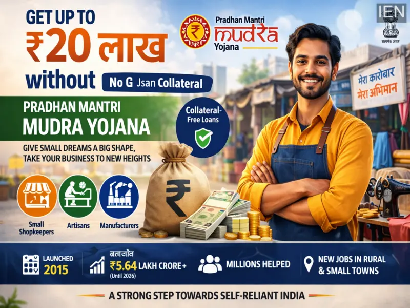 Get Up to ₹20 Lakh Without Collateral: How PM Mudra Yojana Is Powering Small Businesses