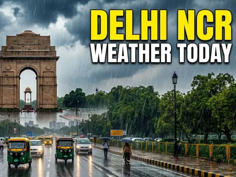 Delhi NCR Weather Today: Sunny Morning, Thunderstorm Warning Tonight, Rain Alert & Gusty Winds Up to 50 km/h  - Check Your Area Forecast