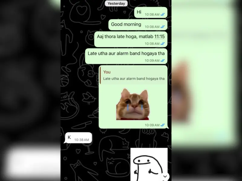 'Kabhi mana nahi kiya': Employee shares chats with super chill manager, internet loves it