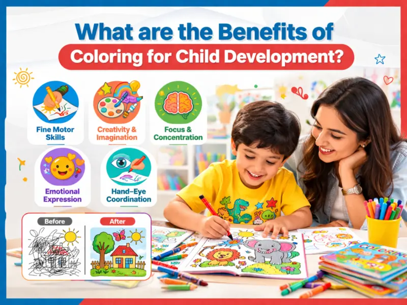 What are the Benefits of Coloring for Child Development?