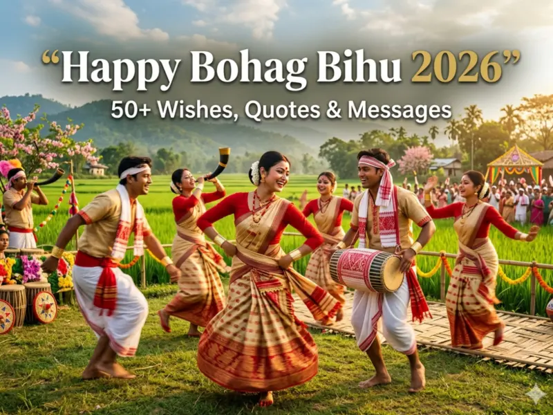 Happy Bohag Bihu 2026: 50+ Best Wishes, Quotes & Heartfelt Messages for Family, Friends & Colleagues | WhatsApp Status, Facebook Posts & Instagram Captions