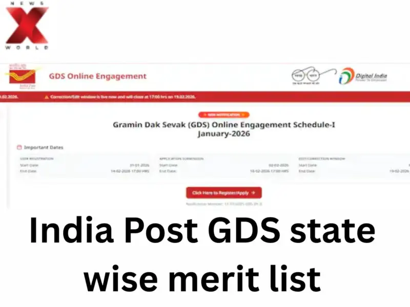 India Post GDS Merit List 2026 Out: Check State-Wise Results Here