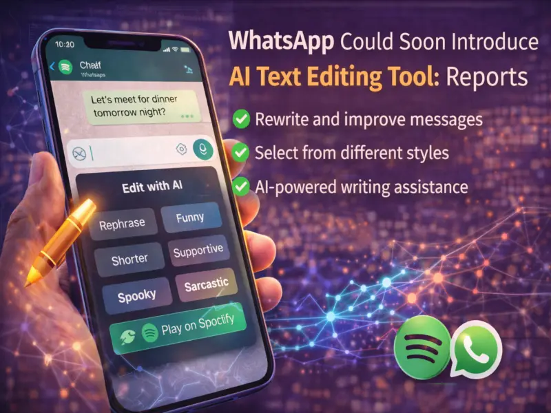 WhatsApp May Soon Get AI Writing Tools to Rewrite, Shorten and Improve Messages