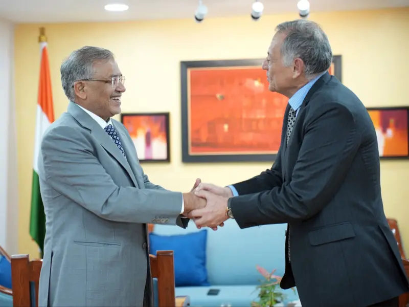 Chief Election Commisioner Gyanesh Kumar meets Costa Rica's Envoy to India