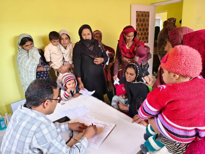CRPF Organises Free Medical Camp in Pulwama Village, Benefits 150 Residents